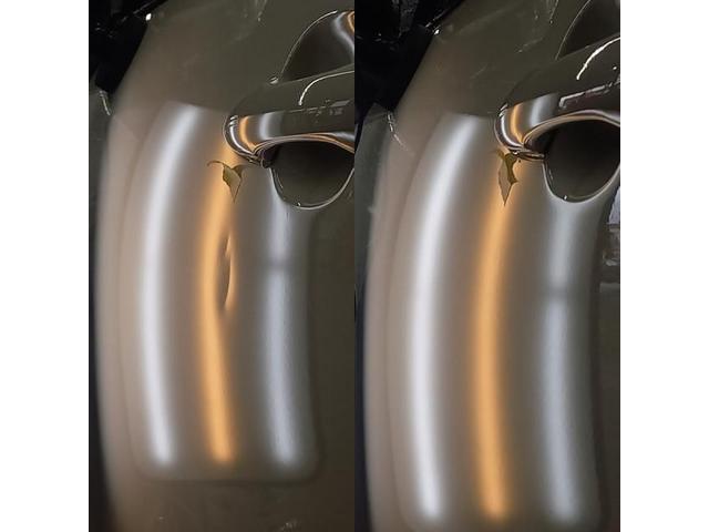 トヨタ ヤリスクロスのフロントドアのデントリペア
