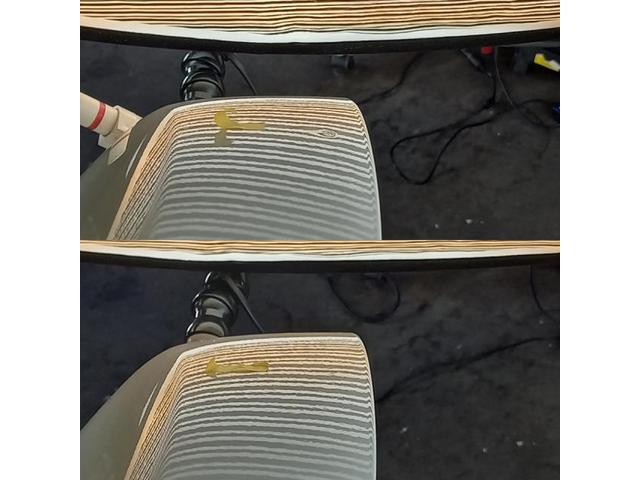 ホンダ N-BOXのルーフとボンネット3箇所のへこみのデントリペア