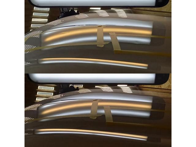 ホンダ N-BOXのルーフとボンネット3箇所のへこみのデントリペア
