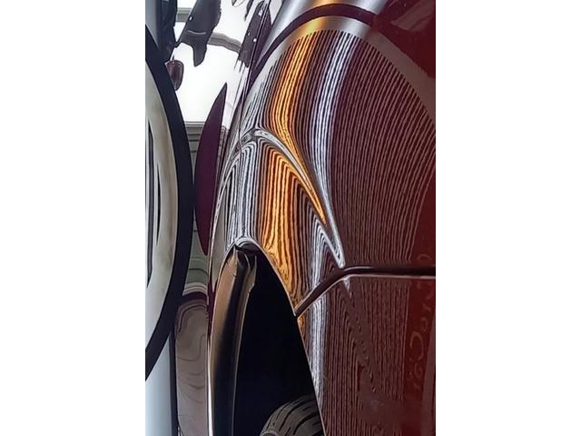スバル フォレスターのクォーターパネル2箇所のへこみのデントリペア