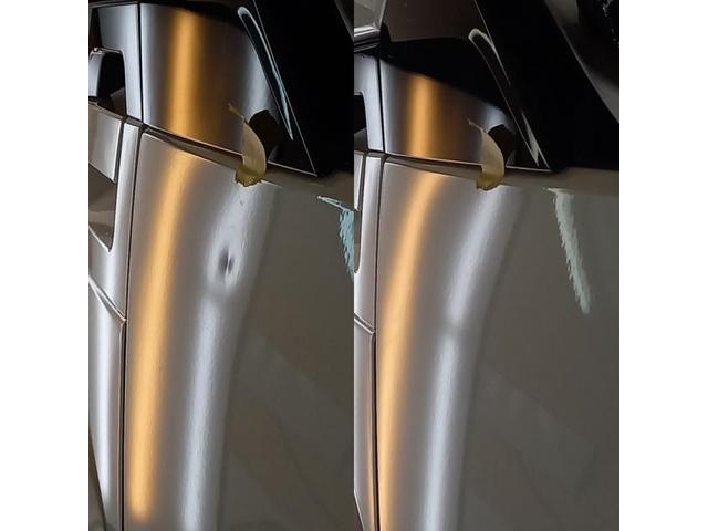 トヨタ CH-Rのクォーターパネルのへこみのデントリペア