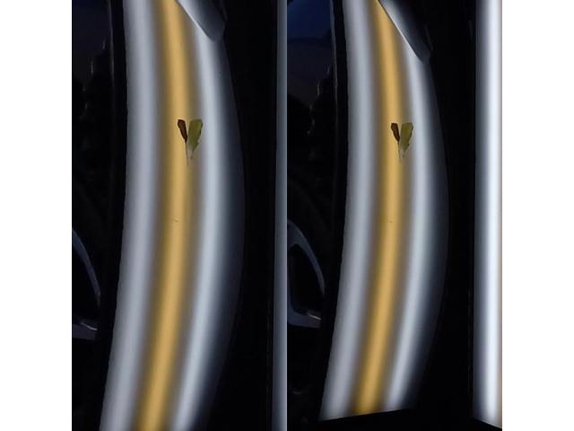 スバル インプレッサXVの両側フロントドアのへこみ2箇所のデントリペア