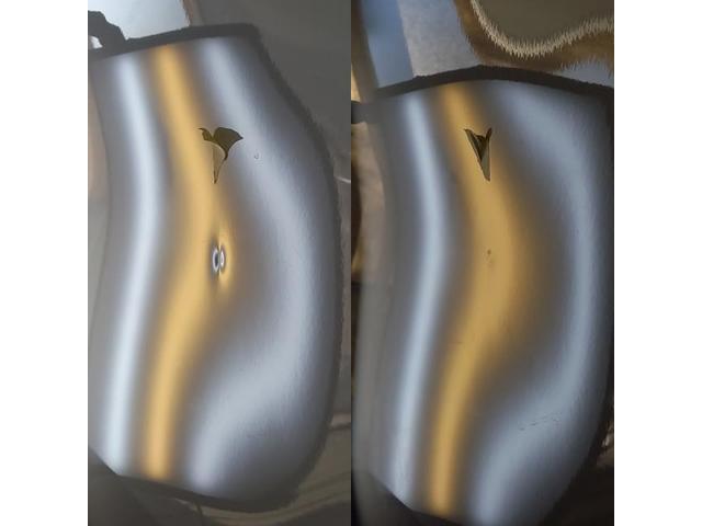 トヨタ　ヴェルファイアのスライドドアのへこみをデントリペア