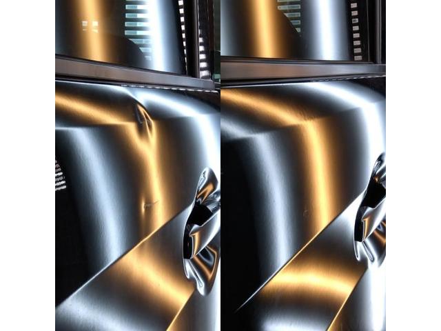 スズキ スペーシアギアのスライドドアのへこみのデントリペア