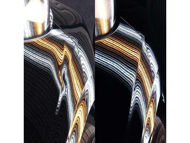 HONDA FREEDのフロントフェンダーの大きなへこみのデントリペア