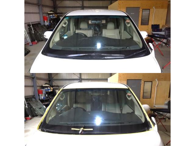 トヨタ ヴェルファイアハイブリッドのフロントガラス交換