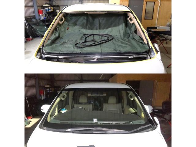 トヨタ ヴェルファイアハイブリッドのフロントガラス交換