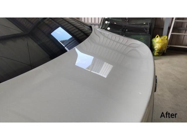 トヨタ クラウンアスリートのトランクドアのへこみのデントリペア