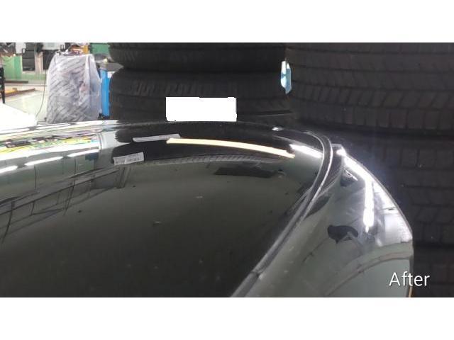 トヨタ ハイラックスのボンネットの約10cmのへこみのデントリペア