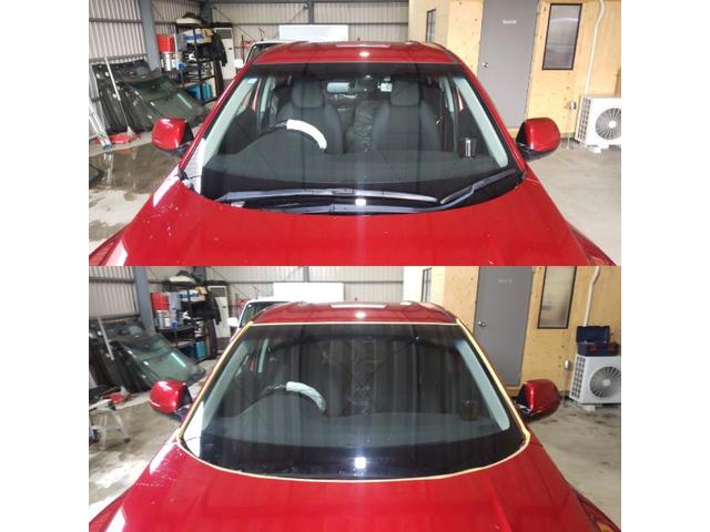 ホンダ ヴェゼルのフロントガラス交換