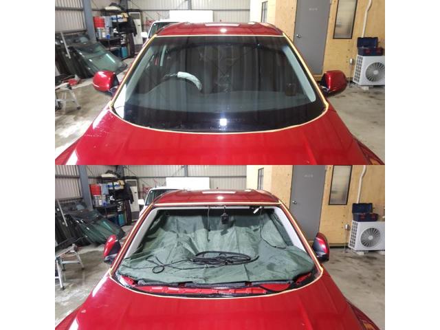 ホンダ ヴェゼルのフロントガラス交換