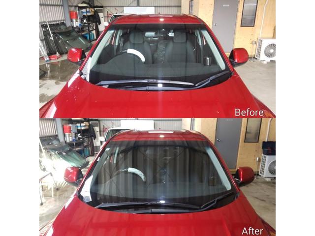 ホンダ ヴェゼルのフロントガラス交換