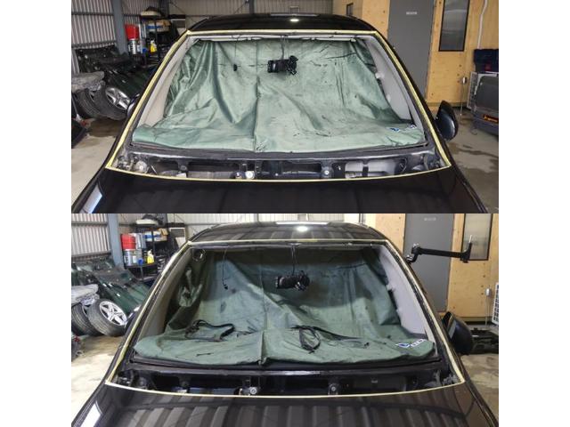 トヨタ ポルテのフロントガラス交換