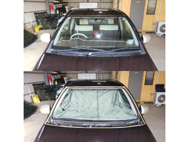 トヨタ パッソのフロントガラス交換