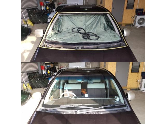 トヨタ パッソのフロントガラス交換