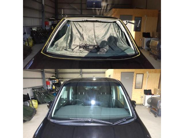 ホンダ ステップワゴンのフロントガラス交換