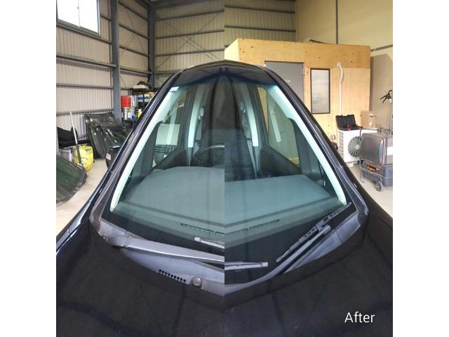 ホンダ ステップワゴンのフロントガラス交換