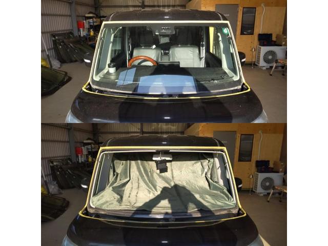 スズキ スペーシアカスタムのフロントガラス交換