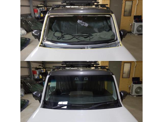 スズキ ハスラーのフロントガラス交換