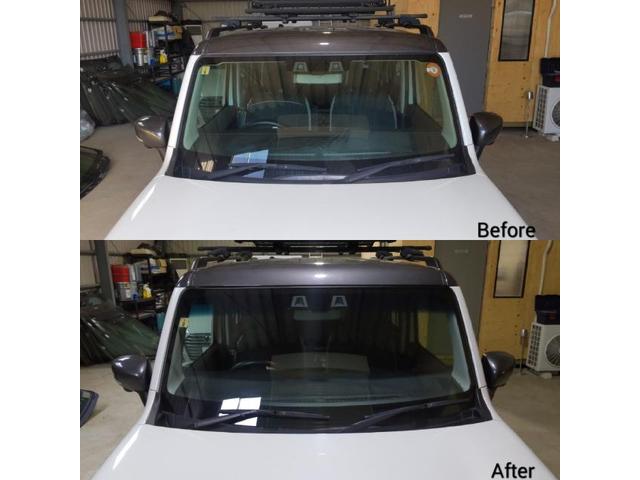 スズキ ハスラーのフロントガラス交換