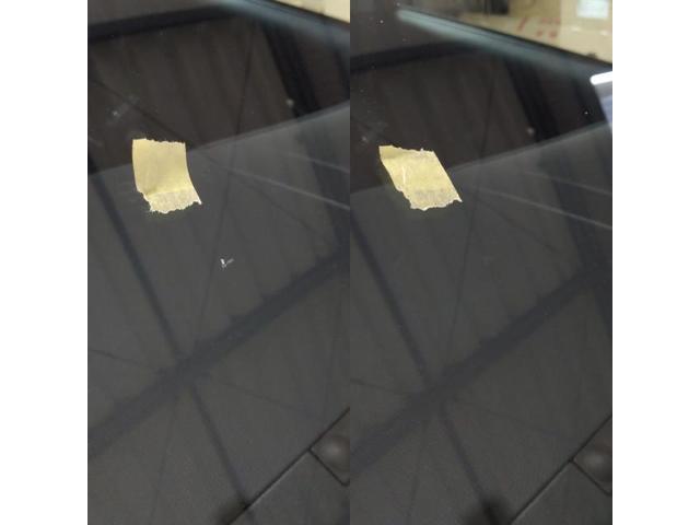 三菱 アウトランダーのフロントガラスのウィンドリペア