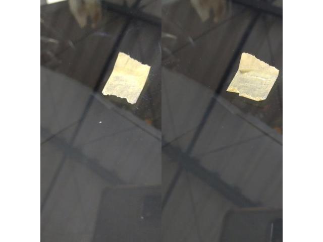 三菱 アウトランダーのフロントガラスのウィンドリペア