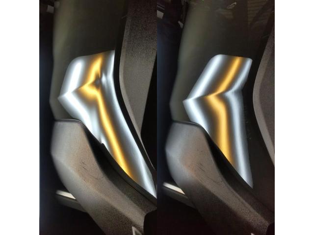 トヨタ RAV4のリアドアのへこみのデントリペア