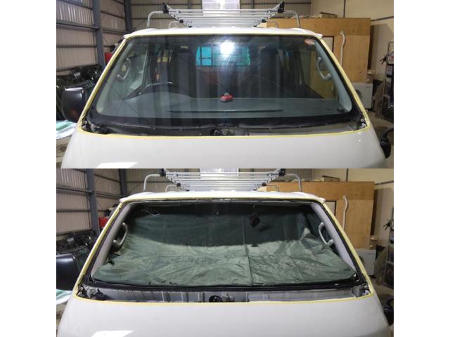 トヨタ ハイエースのフロントガラス交換