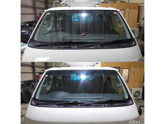 トヨタ ハイエースのフロントガラス交換