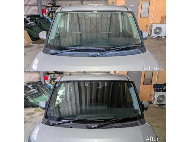 トヨタ ルーミーのフロントガラス交換