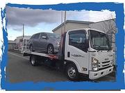 積載車ございます。納車引き取りはもちろん、事故引き上げにも対応致します。