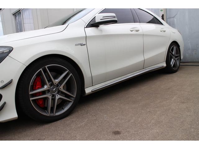 メルセデス　ＣＬＡ45ＡＭＧ　持ち込みにてダウンサスを取り付け