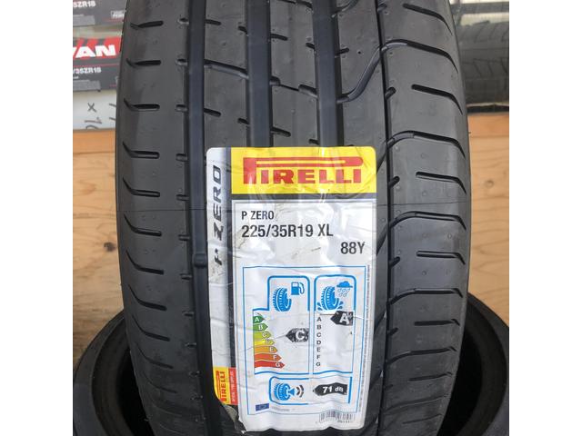 19インチ ニッサン　セレナ　持ち込みタイヤ交換 225/35R19  ピレリ P ZERO 茨城県石岡市 車好オート 茨城持ち込みタイヤ交換