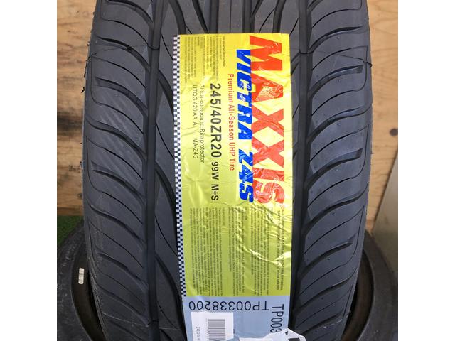 茨城持ち込み交換歓迎店 20インチ　キャデラック　 持ち込みタイヤ交換 MAXXIS 245/40R20 茨城県石岡市 車好オート