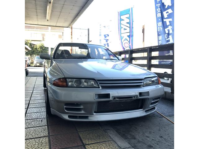 茨城持ち込み交換歓迎店　17インチ ニッサン スカイラインGT-R 持ち込みタイヤ交換 255/40R17 ハンコック　VENTUS　V12evo　茨城県石岡市 車好オート