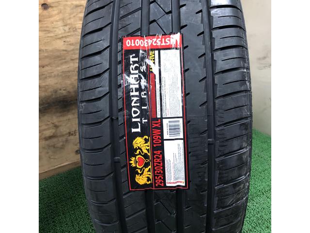 茨城持ち込み交換歓迎店 24インチ 持ち込みタイヤ交換 LIONHART 295/30R24 茨城県石岡市 車好オート