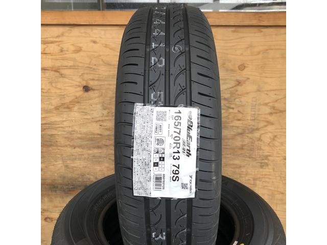 茨城持ち込み交換歓迎店 １３インチ 持ち込みタイヤ交換ヨコハマ エコス　165/70R13 茨城県石岡市 車好オート 石岡市タイヤ交換