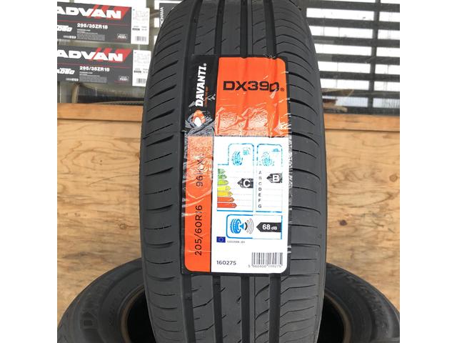 茨城持ち込み交換歓迎店 １６インチ 持ち込みタイヤ交換 DAVANTI DX390　205/60R16 茨城県石岡市 車好オート 石岡市タイヤ交換