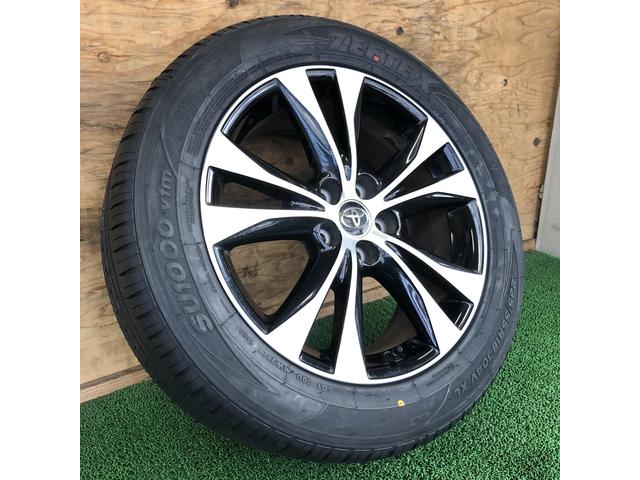 茨城持ち込み交換歓迎店 18インチ　トヨタ　ハリアー　 持ち込みタイヤ交換 　235/55R18 ZEETEX SU1000 茨城県石岡市 車好オート 石岡市タイヤ交換