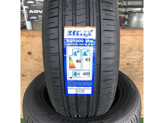 茨城持ち込み交換歓迎店 18インチ　トヨタ　ハリアー　 持ち込みタイヤ交換 　235/55R18 ZEETEX SU1000 茨城県石岡市 車好オート 石岡市タイヤ交換