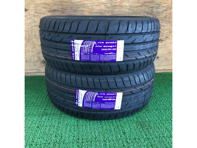 オートウェイサテライトショップ店 21インチタイヤ交換 ATR SPORT2　245/35R21 茨城県石岡市 車好オート 石岡市タイヤ交換