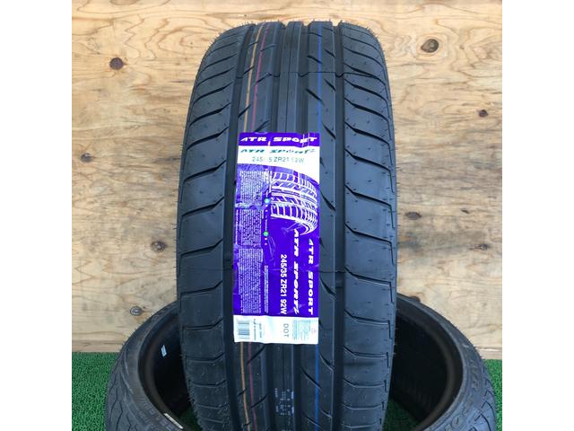 オートウェイサテライトショップ店 21インチタイヤ交換 ATR SPORT2　245/35R21 茨城県石岡市 車好オート 石岡市タイヤ交換