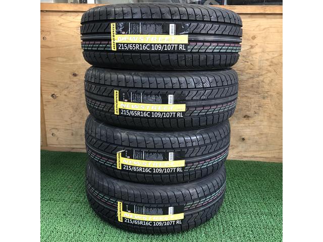 茨城持ち込み交換歓迎店 16インチ 持ち込みタイヤ交換  ALLENCOUNTER NEWSTREET　　215/65R16 茨城県石岡市 車好オート 石岡市タイヤ交換