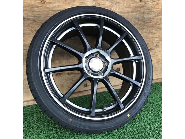 オートウェイサテライトショップ店 トヨタ　プリウス 18インチタイヤ交換 　215/40R18茨城県石岡市 車好オート 石岡市タイヤ交換