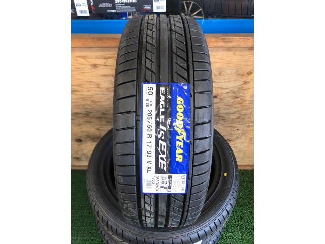 茨城持ち込みタイヤ交換歓迎店　 17インチ　グッドイヤー　LS EXE　205/50R17 持ち込みタイヤ交換 茨城県石岡市 車好オート 石岡市タイヤ交換