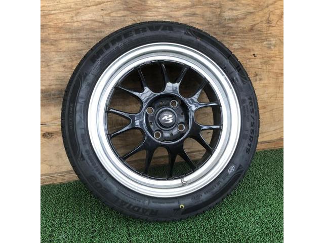 ワゴンRタイヤ交換　165/55R15 15インチ持ち込みタイヤ交換 車好オート 石岡市タイヤ交換　茨城持ち込みタイヤ交換歓迎店