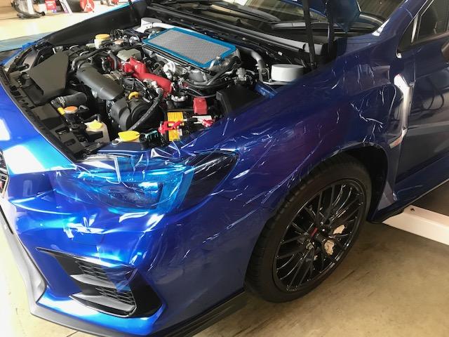 スバル　ＶＡＢ　ＷＲＸ　ＳＴＩ　ショックアブソーバー交換　ブッシュ１Ｇ締め直し　四輪アライメント調整　Ｓ２０８　ビルシュタイン　広島市　安佐北区　三入　シグナル　アライメントキャンペーン中　アライメント安い　３Ｄアライメント　ハンター　