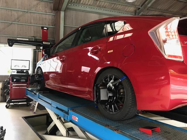 ZVW30 プリウス 車高調取付け ブッシュ1G締め直し 四輪 ZVW30 プリウス 車高調取付け ブッシュ1G締め直し 四輪