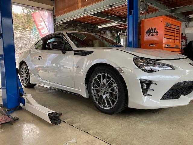ZN6 86 TRD スポーツサスペンションキット取付け 4輪 ZN6 86 TRD スポーツサスペンションキット取付け 4輪