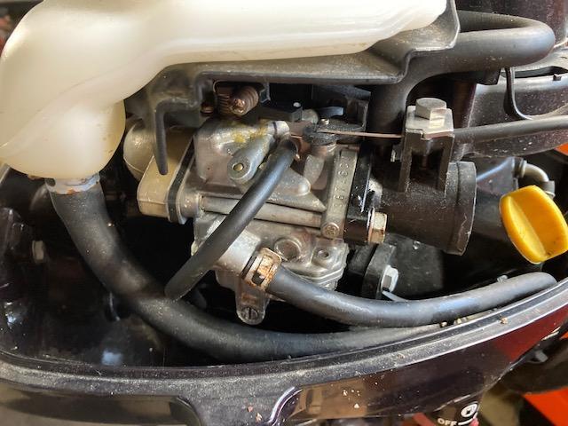 船外機 キャブレターＯ／Ｈ エンジン掛からない 始動不良 ２馬力